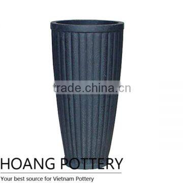 Tall Cement Flower Pots From Vietnam