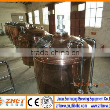 1000L hotel red copper beer brewing systems equipment