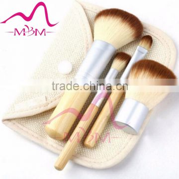 4pcs Makeup Brush Set Cosmetic Face Powder Blush Liquid Foundation Cleansing brush