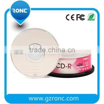 Inkjet Printable Blank CD-R 52X Factory Wholesale Recorable Inject CD