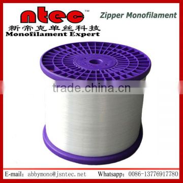 0.50 0.68 0.78 mm Special white polyester Zipper Teeth Polyester Monofilament