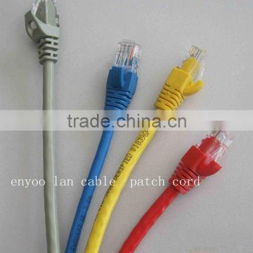 lan cable Cat 5e UTP patch cord,Cu,CCA,CCS