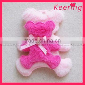 fancy pink embroidered dog patches for kids WFL-085