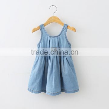 Denim Overalls Dresses for baby girls,,Backless dress