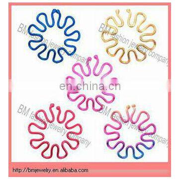 Fashion rainbow unique nipple ring shiled non piercing body jewelry