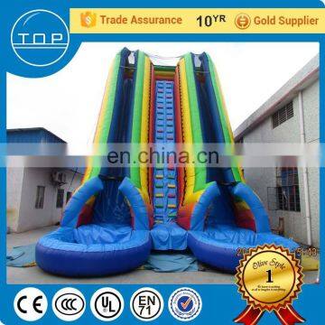 Brand new pool plastic giant inflatable water slide for sale with high quality