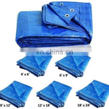 custom size PE tarp Outdoor Durable Polyethylene Woven Fabric Tarpaulin