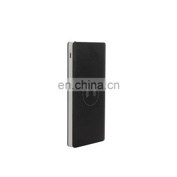 Ultra thin 10000mAh power bank real capacity portable powerbank with dual outputs with flashlight
