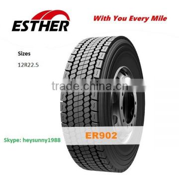 High quality ISO, DOT, ECE, GCC All steel Raidal Truck Tyre 12R22.5 Drive position