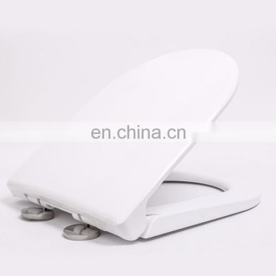 Easy Clean Slow Close White Toilet Seat Cover
