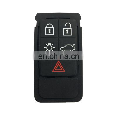 5 Buttons Remote Fob Car Key Buttons Repair Pad For Volvo XC60 S60 S60L V40 V60