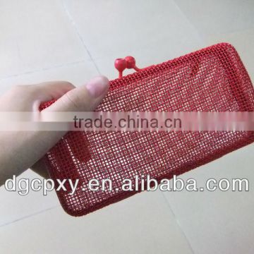 Hollow out well populared simple and fashion various color lady clutch bag