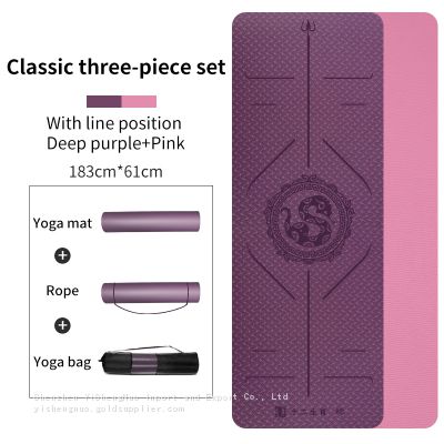 Factory Wholesale High Quality health and fitness best tpe yoga mat