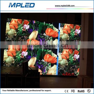 Indoor led video wall smd black led display for new year party