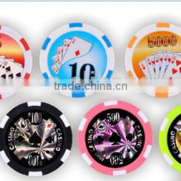 top grade ABS used stickers poker chips for sale