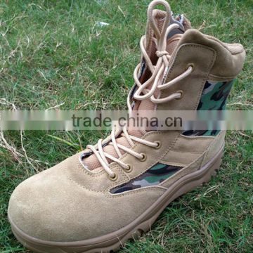 desert color sand colour leather 9.5inch good quality DELTA tactical boots