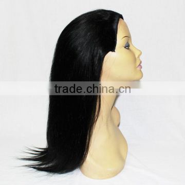 niceremyhair Top quality 100% pure clip in Brazilian human virgin hair clip in half wig