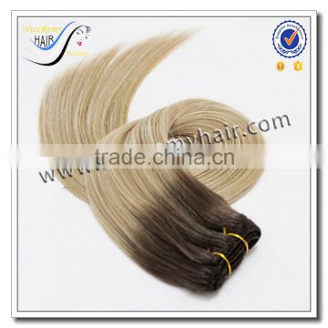 Wholesale top quality ombre silky straight hair weave 100% virgin human hair                        
                                                                                Supplier's Choice