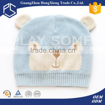 Custom style good quality cute baby boy winter hats