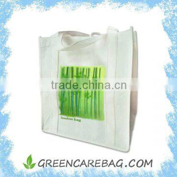 Heat Transfer Printed Natural Soft Bamboo Shopping Bag