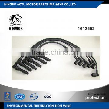 High voltage silicone Ignition wire set, ignition cable kit, spark plug wire1612603 for OPEL