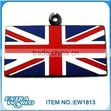 England flag souvenir pvc key chain