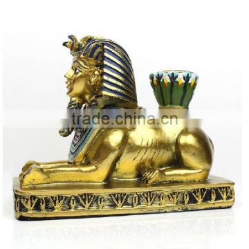 Egyptian creative resin candle holder adornment