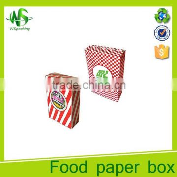 Food grade OEM & ODM paper popcorn box for sale