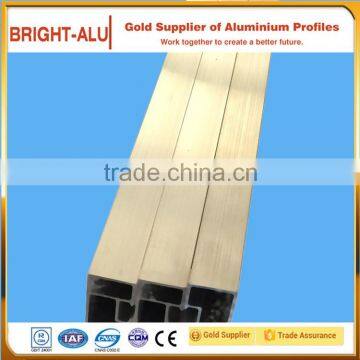 Extruded aluminum alloy profile for door and window frame