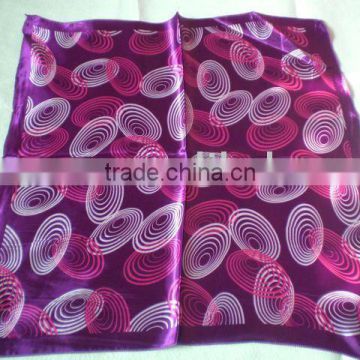 lady's fashionable square satin scarf