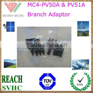 TUV Approval PV50A & PV51A MC4 Branch Adaptor