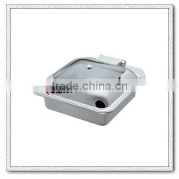 C004 Self Opening Electric Oblong Glass Lid Chafing Dish