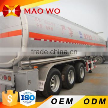2016 Widely used three axles BPW axle oil fuel tanker trailer dimensions