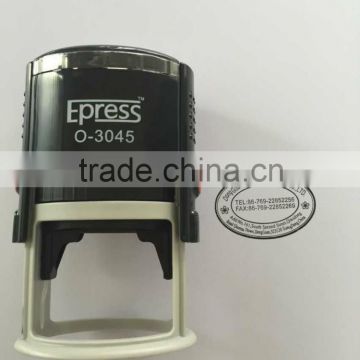 Free sample Oval 30x45 Factory HongTu office use Self inking laser rubber stamp