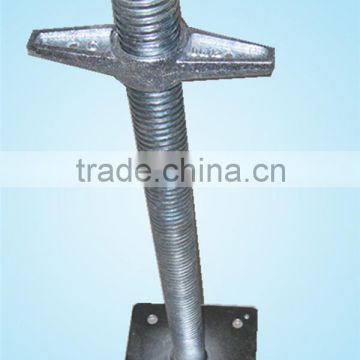 solid painting adjustable base jack for scaffolding