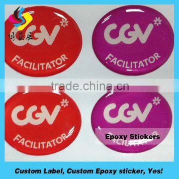 OEM Custom Cartoon Ceramic Epoxy Home Key Sticker