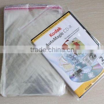 DVD PP sleeves self-sealing wrapping bags factory