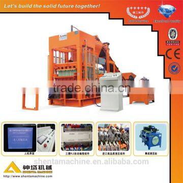 QTY10-15 construction interlock block making machine competitive price