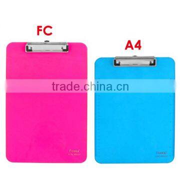 Good quality A4/FC PS clip board/writing board