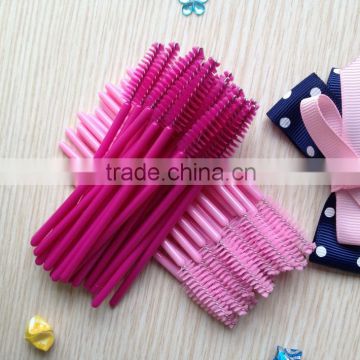 Cheap Hot Pink eyelash extensions brushes disposable makeup mascara wands
