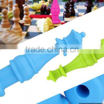 Creative design Autism Chewable Fat Pencil Topper Soft Silicone