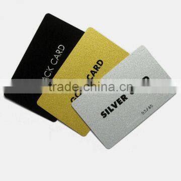 Metallic Plastic PVC Business Card