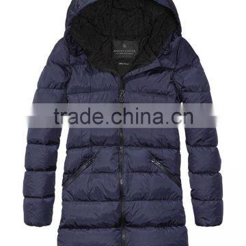 long padding jacket fake down jacket