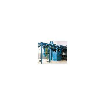 Q485 type single hanger series continuous working overhead rail shot blasting equipment