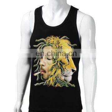 BOB MARLEY custom crop top printing,graphic tank tops wholesale