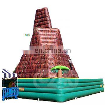 new cheap custom pvc blow up inflatable air adult mountain climbing wall