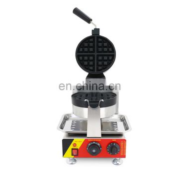 commerical rotate waffle maker electric waffle machine with stainless steel 201