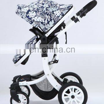 New Design High Landscape Baby Trolley Prams With Super Shock Absorber System