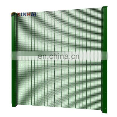 3 m PVC power coated clear view clearvu fence high security 358 anti climb fence