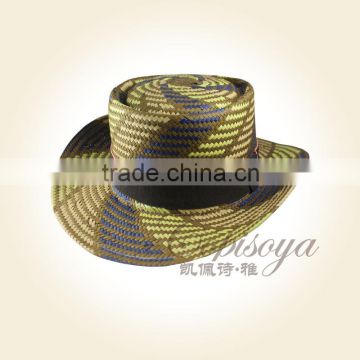 2015 New style straw hat and Gender neutral sun hat of copisoya c15046